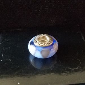 Pandora Charm (blue geo)